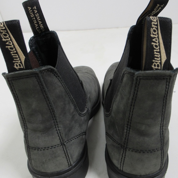 Blundstone Men's #1308 Dress Chelsea Boots Chisel Toe Rustic Black Size 7.5 US M - Picture 5 of 12
